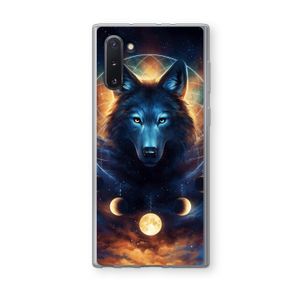 Wolf Dreamcatcher: Samsung Galaxy Note 10 Transparant Hoesje