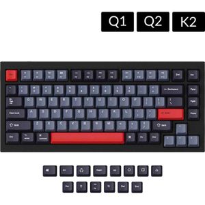 MT-01 OEM Dye-Sub PBT Keycap Set - Dolch Red Keycaps