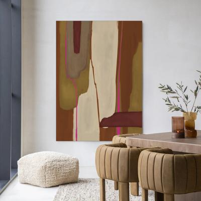 Urban Cotton Wandkleed 'Zafra' 80 x 110cm in Frame - black
