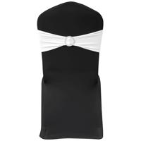 Decoratief stoellint met een diamant 25 stuks (wit)