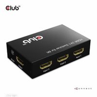 CLUB3D 3 to 1 HDMI© 8K60Hz/4K120Hz Switch - thumbnail