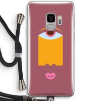 Mono V: Samsung Galaxy S9 Transparant Hoesje met koord
