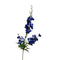 Kunstbloem delphinium spray 100cm blauw