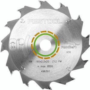 Festool Cirkelzaagblad voor Hout | Wood Rip Cut | Ø 160mm Asgat 20mm 12T - 496301