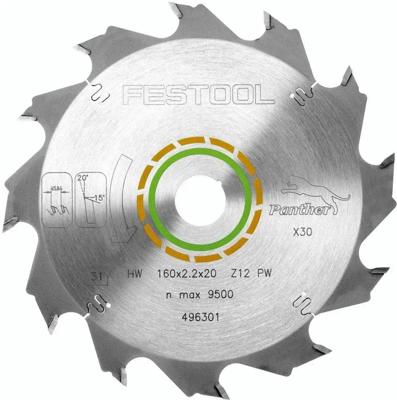 Festool Cirkelzaagblad voor Hout | Wood Rip Cut | Ø 160mm Asgat 20mm 12T - 496301