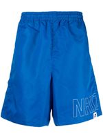 izzue short à logo imprimé - Bleu