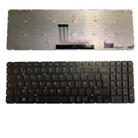 Notebook keyboard for Toshiba Satellite L50-B black AZERTY - thumbnail