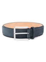 Boggi Milano ceinture en daim à boucle - Bleu