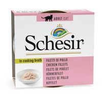 Schesir in Bouillon Kipfilet natvoer kat 70gr