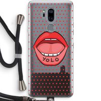 Yolo Denise: LG G7 Thinq Transparant Hoesje met koord