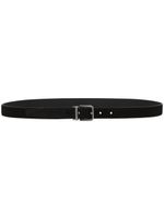 Dolce & Gabbana logo-engraved leather belt - Noir - thumbnail