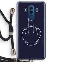 F**k U: Huawei Mate 10 Pro Transparant Hoesje met koord