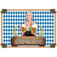 Placemat Oktoberfest - 100x stuks - 42 x 30 cm - 90g - themafeest