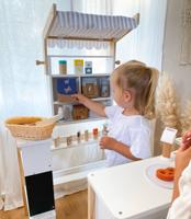 Essentiële houten benodigdheden / toebehoren wit
