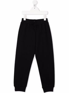 Versace Kids pantalon de jogging à taille élastiquée - Noir