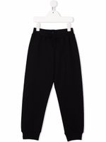 Versace Kids pantalon de jogging à taille élastiquée - Noir