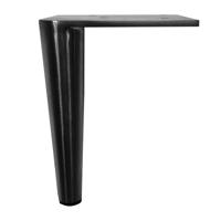 Ronde kegelvormige RVS meubelpoot 12,5 cm - thumbnail