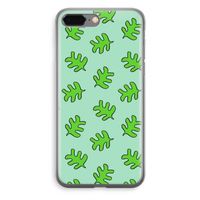 Groene blaadjes: iPhone 8 Plus Transparant Hoesje
