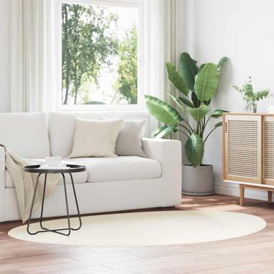 Tapijt HUARTE Crème 120 x 170 cm Polyester