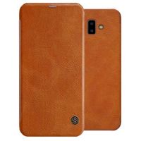 Nillkin Qin Series Samsung Galaxy J6+ Flip Case - Bruin - thumbnail