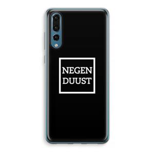 Negenduust black: Huawei P20 Pro Transparant Hoesje