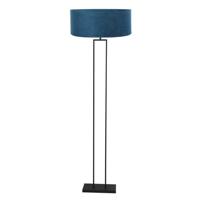 Steinhauer Vloerlamp 160cmStang zwart met blauwe kap - 3854ZW Steinhauer Vloerlamp 160cmStang zwart met blauwe kap - 3854ZW