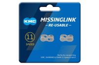 KMC Missinglink 11 Kettingschakel 11-speed 2 stuks - Zilver