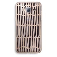 Moroccan stripes: Samsung Galaxy J3 (2016) Transparant Hoesje