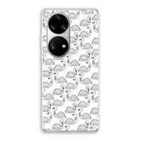 Zwanen: Huawei P50 Pro Transparant Hoesje