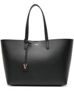 Versace sac à main Virtus en cuir - Noir