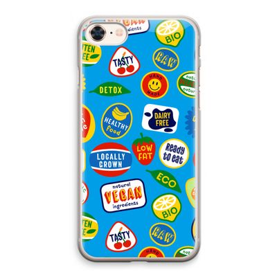 Fruitsticker: iPhone 8 Transparant Hoesje