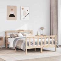 Bedframe zonder matras massief grenenhout 150x200 cm