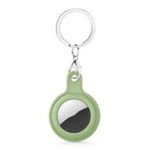 AirTag case gel series - sleutelhanger met ring - mint groen