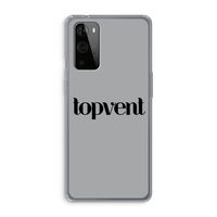 Topvent Grijs Zwart: OnePlus 9 Pro Transparant Hoesje