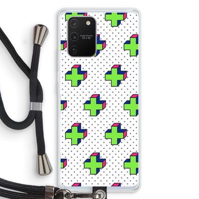 8-bit N°10: Samsung Galaxy S10 Lite Transparant Hoesje met koord