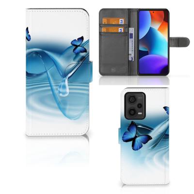 Xiaomi Redmi Note 12 Pro Plus | Telefoonhoesje | Met pasjeshouder | Vlinders