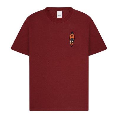 Johan Cruyff - Luxury Signature T-Shirt - Bordeaux