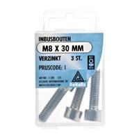 Inbusbout m8x30mm 3st - Deltafix