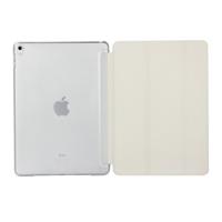 Pure kleur samenvoegen horizontale Flip lederen case voor iPad Pro 10 5 inch/iPad Air (2019) met houder (wit)