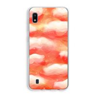 Lichte Wolken: Samsung Galaxy A10 Transparant Hoesje