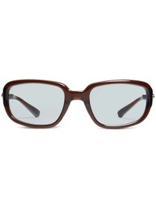 Gentle Monster lunettes de vue carrées Noizer Brc13 - Marron