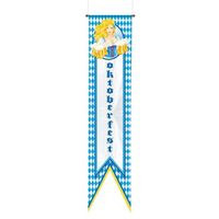 Oktoberfest vlag banner/wimpel 180 cm - thumbnail