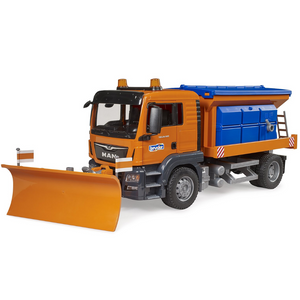 Bruder MAN TGS Strooiwagen met sneeuwploeg 1:16