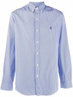 Polo Ralph Lauren chemise rayée à logo - Bleu