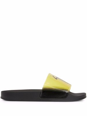 Giuseppe Zanotti claquettes Brett Vinyl - Jaune