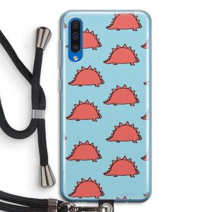 Dinosawrr: Samsung Galaxy A50 Transparant Hoesje met koord