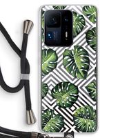 Geometrische jungle: Xiaomi Mi Mix 4 Transparant Hoesje met koord
