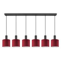 Hanglamp Bling-Xxl Beam 6L-Rood-20cm
