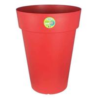 RIVIERA Soleilla Bloempot - Rond - Ø 40 x 53 cm - Rood
