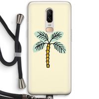 Palmboom: OnePlus 6 Transparant Hoesje met koord